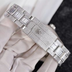 Đồng Hồ Rolex Sky-Dweller Chế Tác Đính Full Đá CZ Máy Cơ Thụy Sỹ 42mm (3)