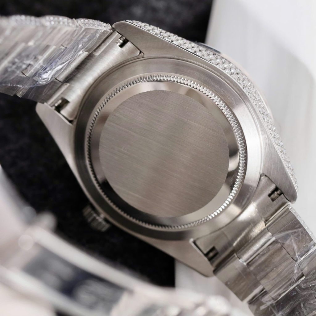 Đồng Hồ Rolex Sky-Dweller Chế Tác Đính Full Đá CZ Máy Cơ Thụy Sỹ 42mm (3)