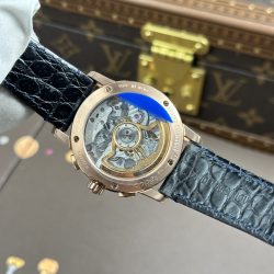 Đồng Hồ Audemars Piguet Code 11.59 Replica 11 Mặt Xanh Dương Vỏ Mạ Vàng Hồng Xưởng APS 41mm (2)