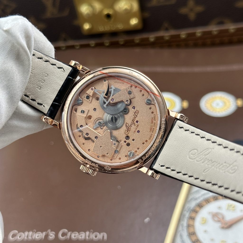 Đồng Hồ Breguet Tradition 7057BR Replica 11 Mặt Hồng Lên Dây Cót Thủ Công Nhà Máy ZF 40mm (2)