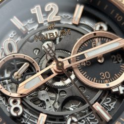 Đồng Hồ Hublot Big Bang Unico King Gold Replica 11 Đính Full Đá Máy Cơ Thuỵ Sỹ 45mm (2)