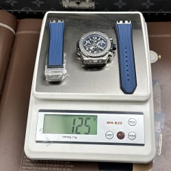 Đồng Hồ Hublot Big Bang Unico Titanium Replica 11 Màu Xanh Dương Máy Cơ Thuỵ Sỹ 42mm (2)