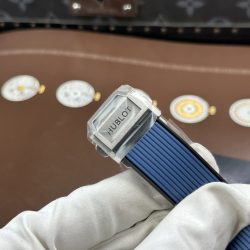 Đồng Hồ Hublot Big Bang Unico Titanium Replica 11 Màu Xanh Dương Máy Cơ Thuỵ Sỹ 42mm (2)