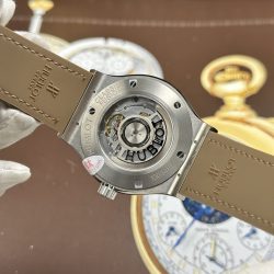 Đồng Hồ Hublot Classic Fusion Replica 11 Màu Nâu Xám Nhà Máy JJZ 42mm (2)