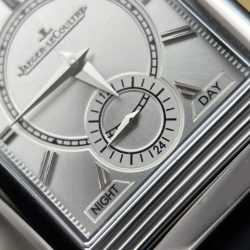 Đồng Hồ Jaeger LeCoultre Rep 11 Master Reverso Tribute Small Seconds 2 Mặt Xám Và Xanh Dương 28 (2)