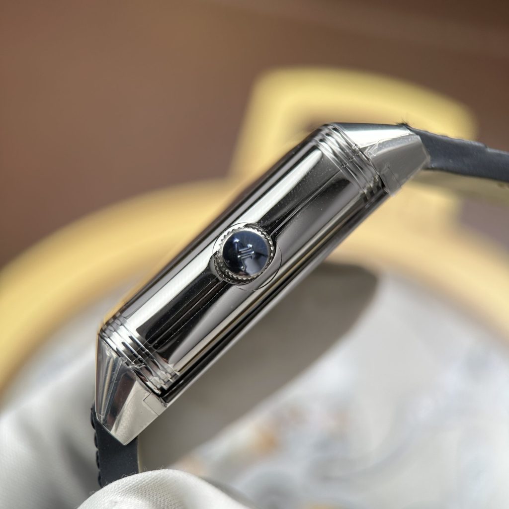 Đồng Hồ Jaeger LeCoultre Rep 11 Master Reverso Tribute Small Seconds 2 Mặt Xám Và Xanh Dương 28 (2)