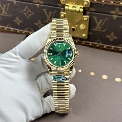 Đồng Hồ Nam Rolex Day-Date Replica 11 Mặt Xanh Lá Bộ Chuyển Động Calibre 3255 Nhà Máy RC 40mm (2)