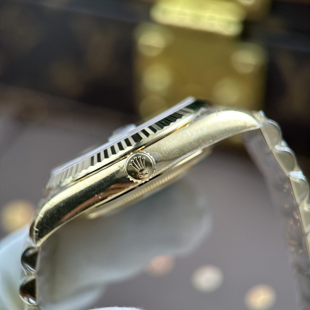 Đồng Hồ Nam Rolex Day-Date Replica 11 Mặt Xanh Lá Bộ Chuyển Động Calibre 3255 Nhà Máy RC 40mm (2)