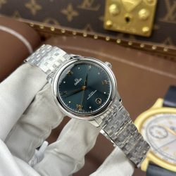 Đồng Hồ Omega De Ville Prestige Rep 11 Mặt Số Màu Xanh Lam Máy Cơ Thuỵ Sỹ 34mm (2)
