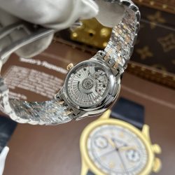 Đồng Hồ Omega De Ville Prestige Rep 11 Nữ Mặt Số Màu Xanh Dương Máy Cơ Thuỵ Sỹ 34mm (2)