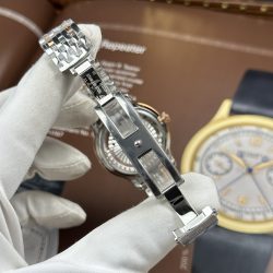 Đồng Hồ Omega De Ville Prestige Rep 11 Nữ Mặt Số Màu Xanh Dương Máy Cơ Thuỵ Sỹ 34mm (2)