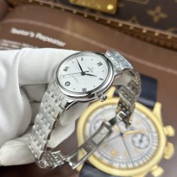 Đồng Hồ Omega De Ville Prestige Replica 11 Nữ Mặt Số Màu Trắng Vân Xước 34mm (2)