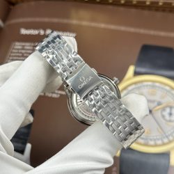 Đồng Hồ Omega De Ville Prestige Replica 11 Nữ Mặt Số Màu Trắng Vân Xước 34mm (2)