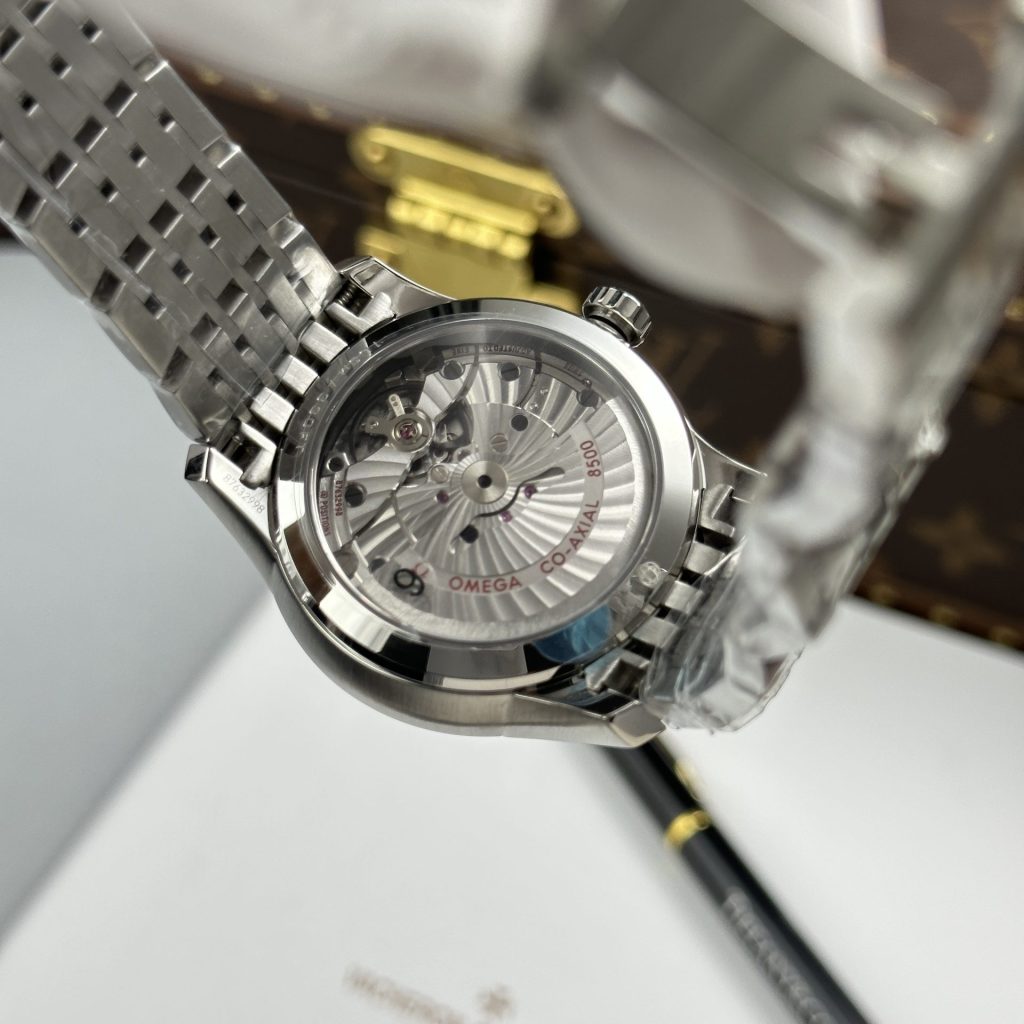 Đồng Hồ Omega Rep Cao Cấp De Ville Co-Axial Chronometer 8500 Mặt Dương Dây Kim Loại 41mm (2)