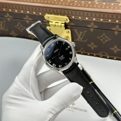 Đồng Hồ Omega Replica 11 De Ville Co-Axial Chronometer 8500 Mặt Đen Dây Da 41mm (2)