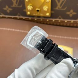 Đồng Hồ Patek Philippe Calatrava 6119 Rep 11 Mặt Trắng Dây Da Màu Đen 39mm (2)