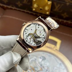 Đồng Hồ Patek Philippe Calatrava 6119R Replica 11 Mặt Trắng Vỏ Mạ Vàng Hồng 39mm (2)