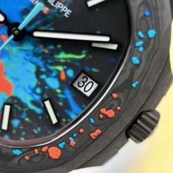 Đồng Hồ Patek Philippe DiW Nautilus 5711 Chế Tác Vỏ Carbon Siêu Nhẹ 40mm (2)