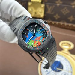 Đồng Hồ Patek Philippe DiW Nautilus 5711 Chế Tác Vỏ Carbon Siêu Nhẹ 40mm (2)