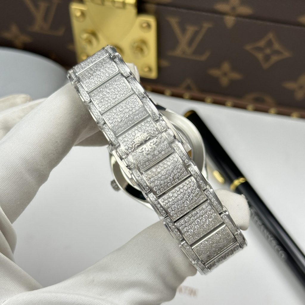 Đồng Hồ Patek Philippe Twenty 4 7300 Replica 11 Vỏ Đính Full Đá Máy Cơ Tự Động Thuỵ Sỹ 36mm (2)