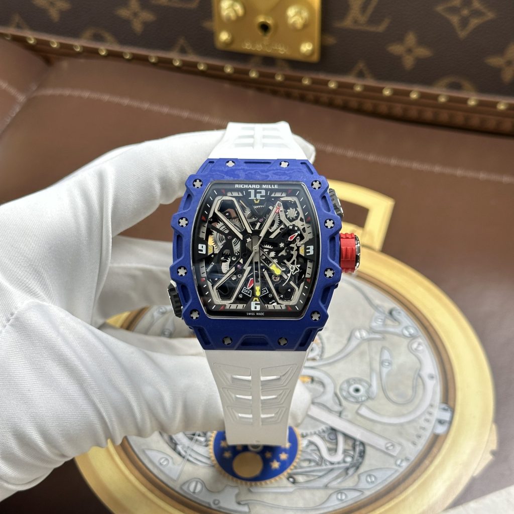 Đồng Hồ Richard Mille RM35-03 Rafael Nadal Blue Quartz TPT Replica Cao Cấp 43 (1)