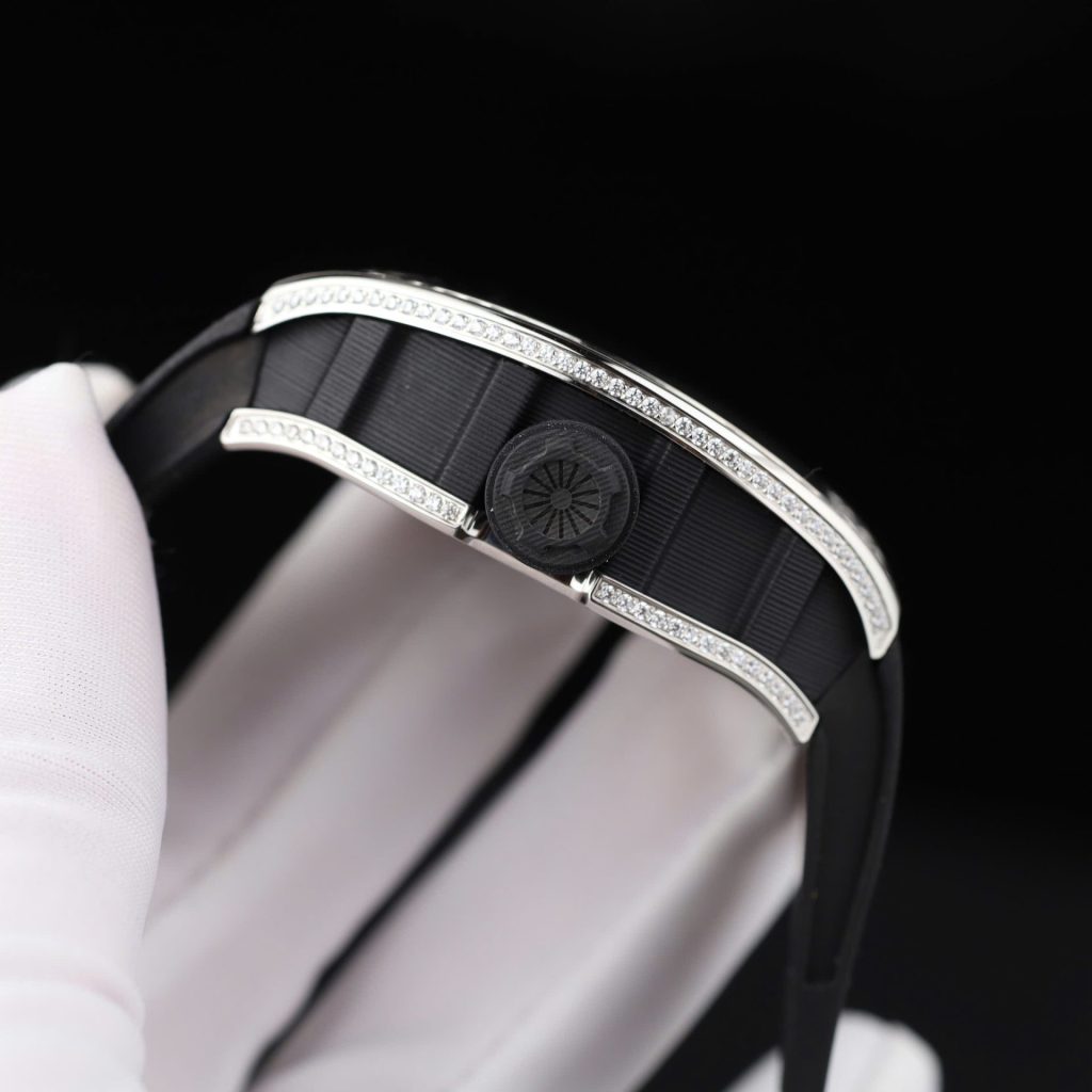 Đồng Hồ Richard Mille RM59-01 Replica 11 Đính Full Đá Dây Cao Su 51x43mm (2)