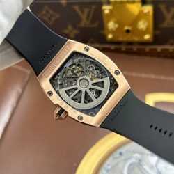 Đồng Hồ Richard Mille RM67-01 Chế Tác Mạ Vàng Hồng Đính Full Kim Cương Moissanite 38.7×47 (2)