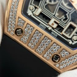 Đồng Hồ Richard Mille RM67-01 Chế Tác Mạ Vàng Hồng Đính Full Kim Cương Moissanite 38.7×47 (2)
