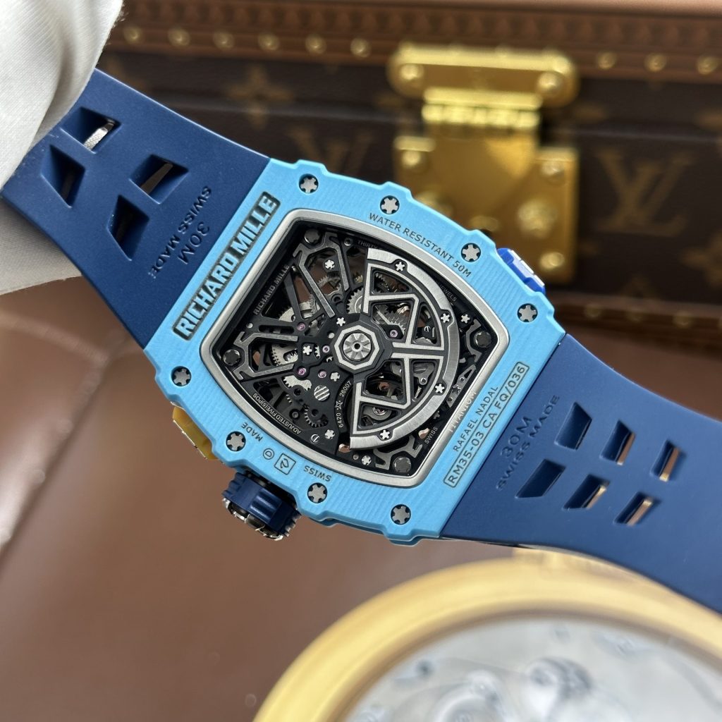 Đồng Hồ Richard Mille Rep Cao Cấp RM35-03 Rafael Nadal Màu Xanh Pastel 43 (2)