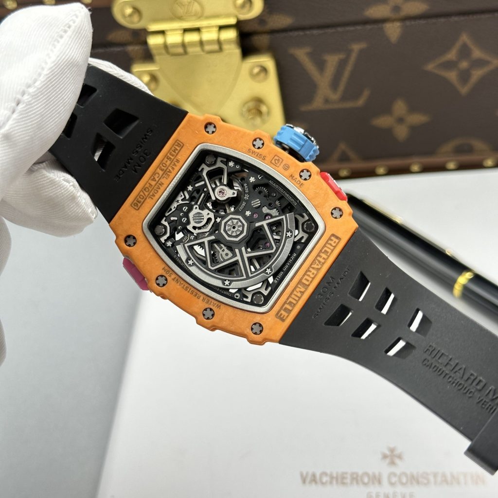 Đồng Hồ Richard Mille Replica 11 RM35-03 Rafael Nadal Salmon Vỏ Quartz TPT 43 (2)