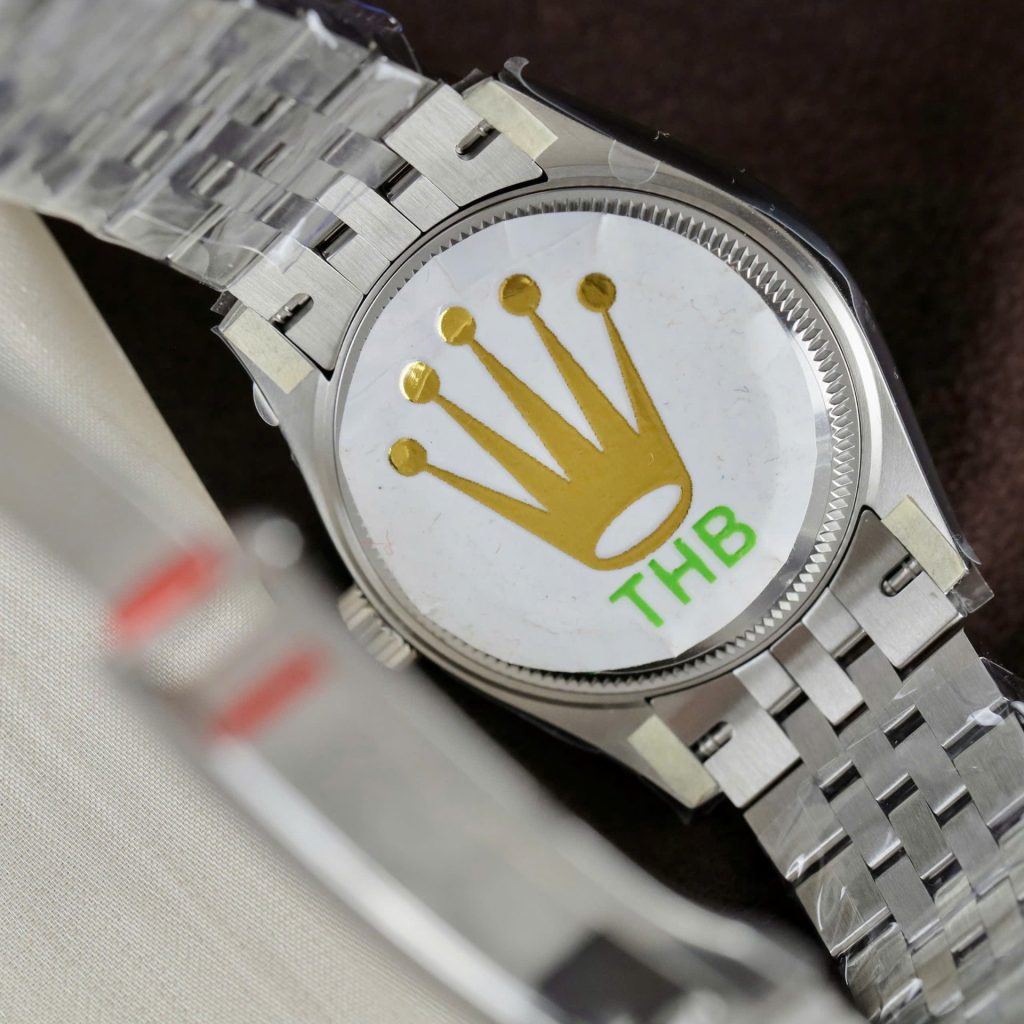 Đồng Hồ Rolex DateJust Nữ Replica 11 Mặt Bạc Máy Cơ Thuỵ Sỹ Nhà Máy THB 31mm (2)