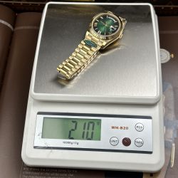 Đồng Hồ Rolex Day-Date Chế Tác Mặt Xanh Ombre Máy Calibre 3255 Super Clone Nhà Máy RC 40mm (2)