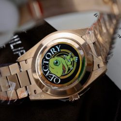 Đồng Hồ Rolex Day-Date Mạ Vàng Hồng Replica 1 1 Nặng 186 Grams Nhà Máy QF 40mm (1)