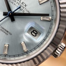 Đồng Hồ Rolex Day-Date Mặt Xanh Băng Chế Tác Bộ Chuyển Động Calibre 3255 Nhà Máy RC 40mm (2)