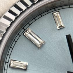 Đồng Hồ Rolex Day-Date Mặt Xanh Băng Chế Tác Bộ Chuyển Động Calibre 3255 Nhà Máy RC 40mm (2)