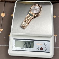 Đồng Hồ Rolex Day-Date Nam Chế Tác Mặt Bạc Bộ Chuyển Động Calibre 3255 Nhà Máy RC 40mm (2)