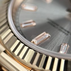 Đồng Hồ Rolex Day-Date Nam Chế Tác Mặt Bạc Bộ Chuyển Động Calibre 3255 Nhà Máy RC 40mm (2)