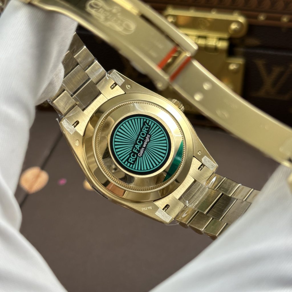 Đồng Hồ Rolex Day-Date Rep 11 Mặt Khảm Xà Cừ Bộ Chuyển Động Calibre 3255 Nhà Máy RC 40mm (2)