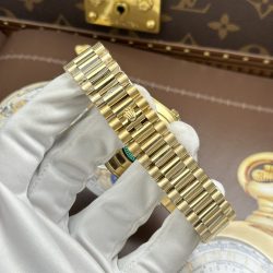 Đồng Hồ Rolex Day-Date Rep 11 Mặt Vàng Champagne Trọng Lượng 212 Gram Chuẩn Auth RCF 40mm (2)