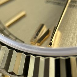 Đồng Hồ Rolex Day-Date Rep 11 Mặt Vàng Champagne Trọng Lượng 212 Gram Chuẩn Auth RCF 40mm (2)