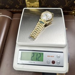 Đồng Hồ Rolex Day-Date Rep Cao Cấp Mặt Bạc Máy Calibre 3255 Super Clone Nhà Máy RC 40mm (2)