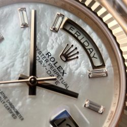 Đồng Hồ Rolex Day-Date Replica 11 Mặt MOP Bộ Chuyển Động Calibre 3255 Nhà Máy RC 40mm (2)