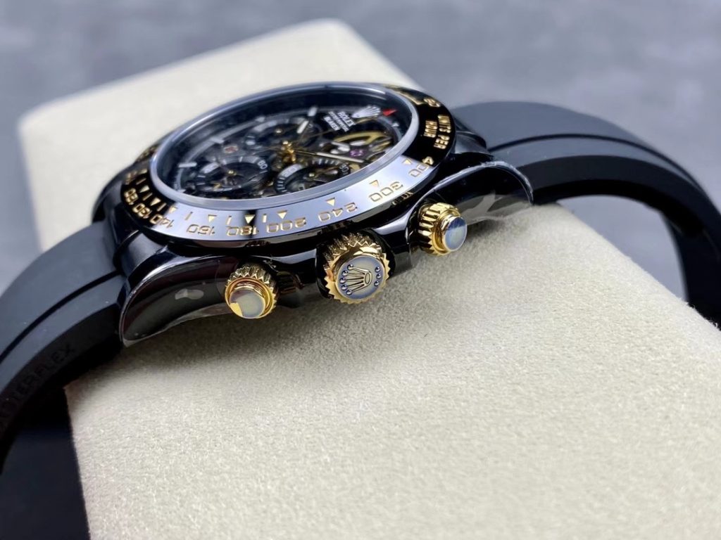 Đồng Hồ Rolex Daytona By Blaken Replica 11 Màu Đen Mặt Lộ Cơ 40mm (2)