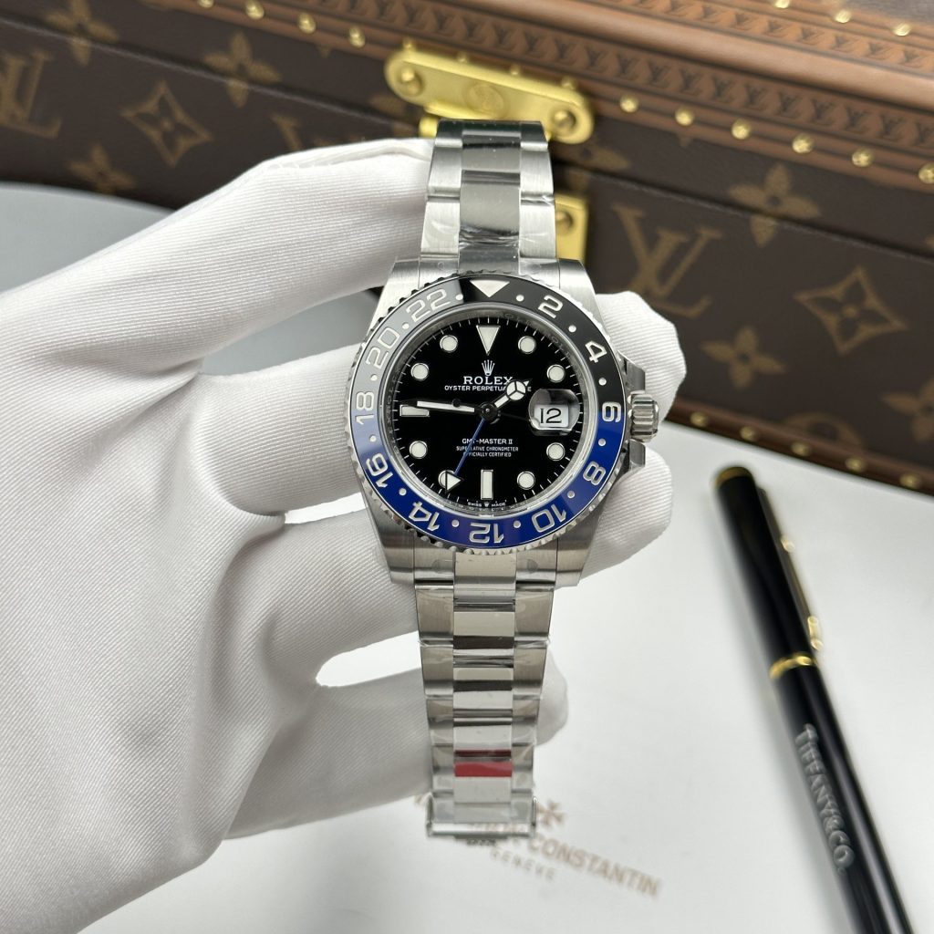 Đồng Hồ Rolex Rep 11 GMT-Master II 126710BLNR Batgirl Bộ Máy Calibre 3285 Dây Oyster Xưởng VS 40mm (2)